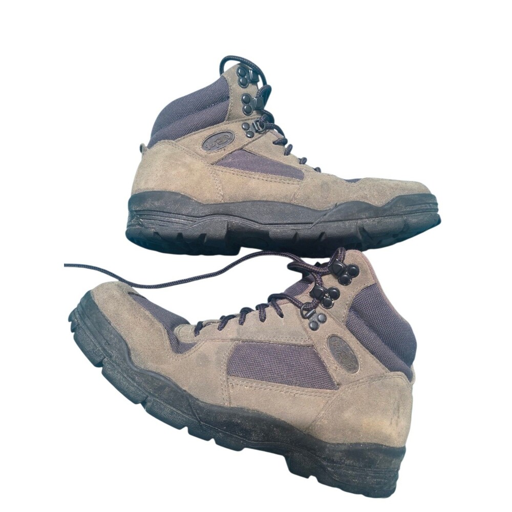 Vasque Alpha 7455 Hiking Boots Men's 10 Vintage Brown Suede And Textile U.2